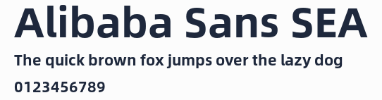 Alibaba Sans SEA預覽圖