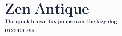 Zen Antique預覽圖