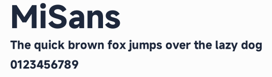 MiSans