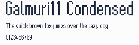 Galmuri11 Condensed預覽圖