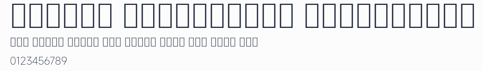 MiSans Devanagari ExtraLight預覽圖