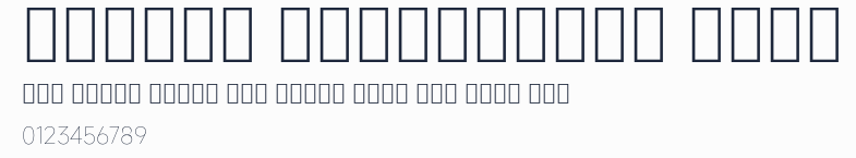 MiSans Devanagari Thin預覽圖