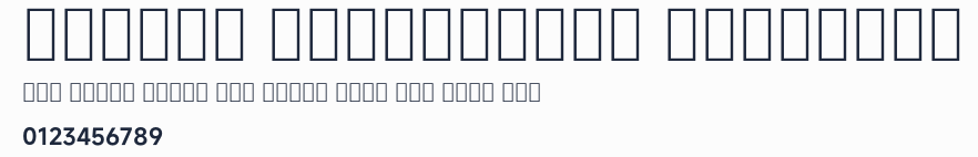 MiSans Devanagari Semibold預覽圖