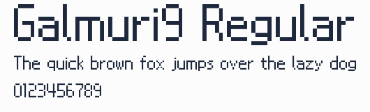 Galmuri9 Regular
