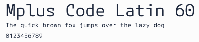 Mplus Code Latin 60預覽圖