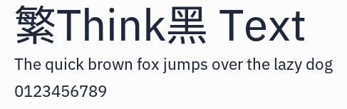 繁Think黑 Text預覽圖