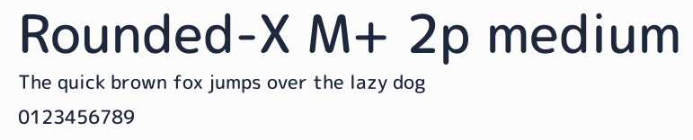 Rounded-X M+ 2p medium預覽圖