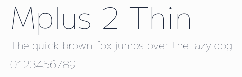 Mplus 2 Thin預覽圖