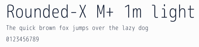 Rounded-X M+ 1m light預覽圖