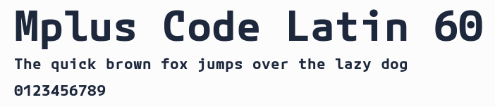 Mplus Code Latin 60預覽圖