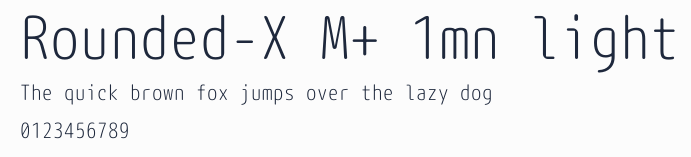 Rounded-X M+ 1mn light預覽圖