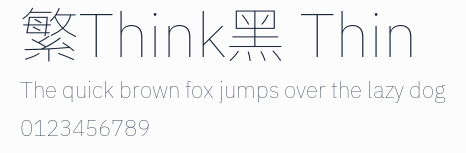 繁Think黑 Thin預覽圖