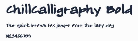 ChillCalligraphy Bold