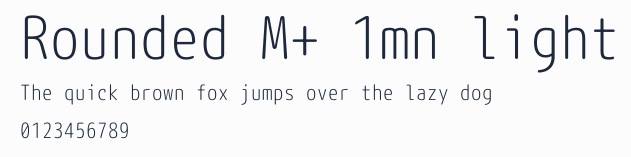 Rounded M+ 1mn light預覽圖
