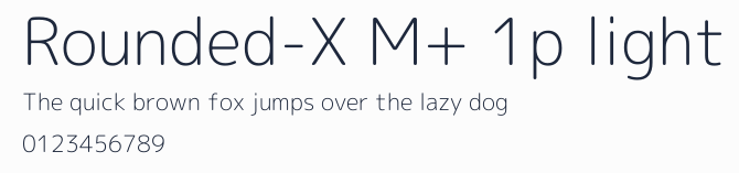 Rounded-X M+ 1p light預覽圖