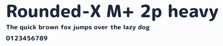 Rounded-X M+ 2p heavy預覽圖