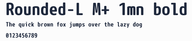 Rounded-L M+ 1mn bold預覽圖