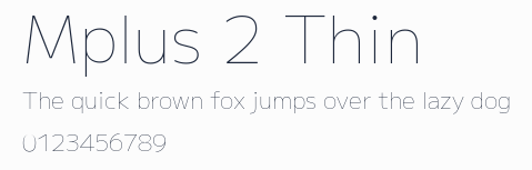 Mplus 2 Thin預覽圖
