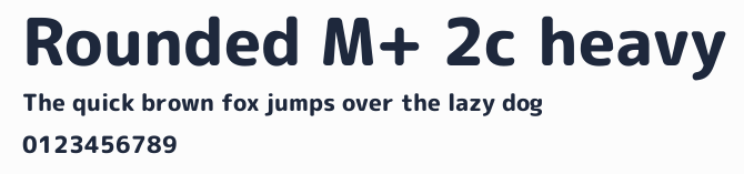 Rounded M+ 2c heavy預覽圖