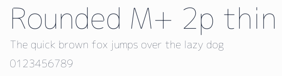 Rounded M+ 2p thin預覽圖