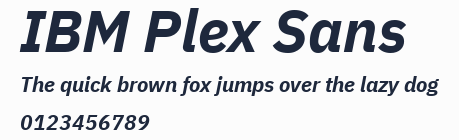 IBM Plex Sans預覽圖