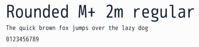 Rounded M+ 2m regular預覽圖