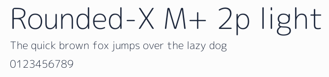 Rounded-X M+ 2p light預覽圖