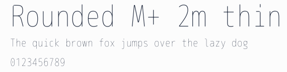 Rounded M+ 2m thin預覽圖