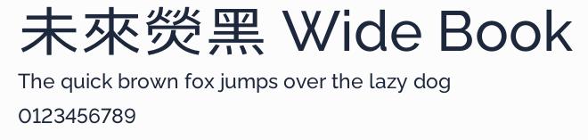 未來熒黑 Wide Book預覽圖