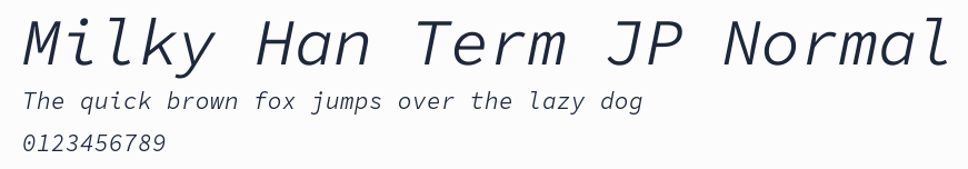 Milky Han Term JP Normal預覽圖