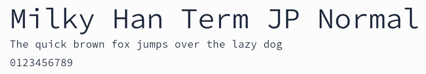 Milky Han Term JP Normal預覽圖
