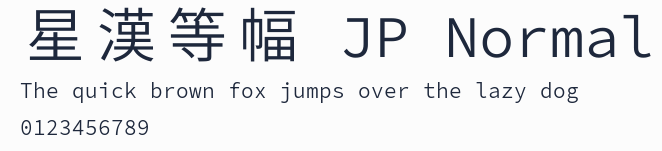 星漢等幅 JP Normal預覽圖