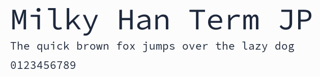 Milky Han Term JP預覽圖
