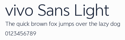 vivo Sans Light預覽圖