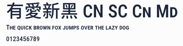 有愛新黑 CN SC Cn Md預覽圖
