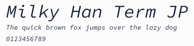 Milky Han Term JP預覽圖