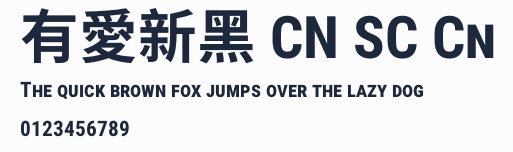 有愛新黑 CN SC Cn