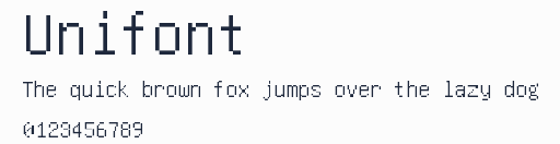 Unifont預覽圖
