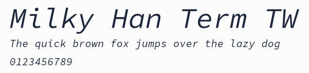 Milky Han Term TW預覽圖