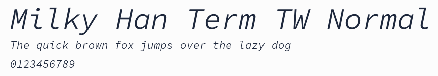 Milky Han Term TW Normal預覽圖