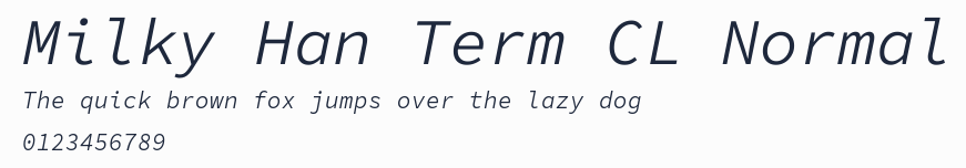 Milky Han Term CL Normal預覽圖