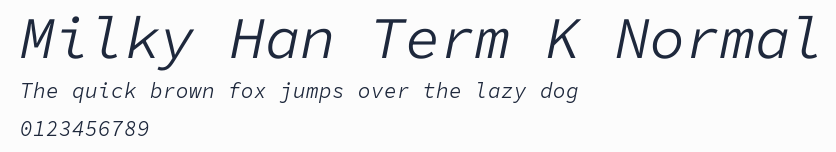 Milky Han Term K Normal預覽圖