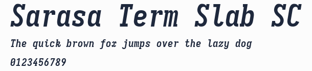 Sarasa Term Slab SC預覽圖