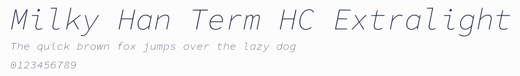 Milky Han Term HC Extralight預覽圖