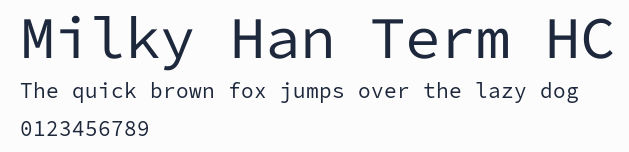 Milky Han Term HC預覽圖