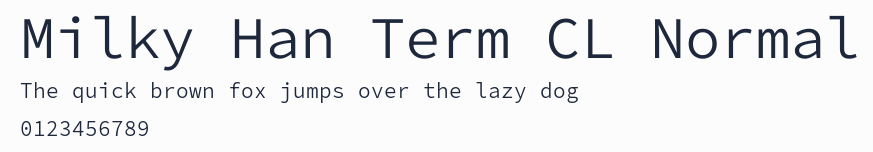 Milky Han Term CL Normal預覽圖