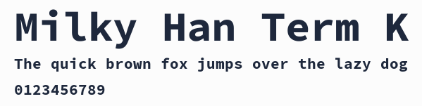 Milky Han Term K預覽圖