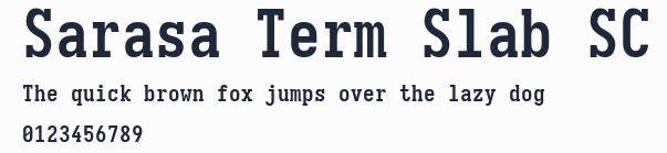 Sarasa Term Slab SC預覽圖