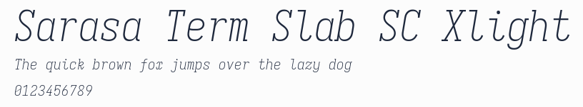 Sarasa Term Slab SC Xlight預覽圖