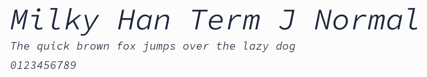 Milky Han Term J Normal